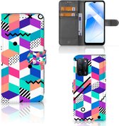 Etui portefeuille OPPO A16/A16s | Étui pour téléphone portable OPPO A54s blocs cadeaux personnalisés colorés