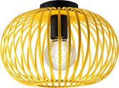 Olucia Lieve - Plafondlamp - Geel/Zwart - E27