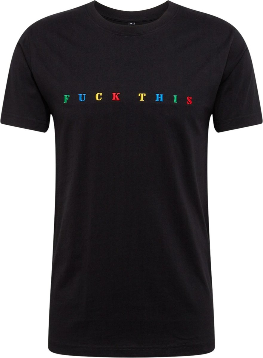 Mister Tee Fuck This Heren T-shirt M Zwart
