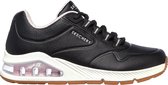 Skechers Uno 2 Best Sneakers Zwart/Roze Dames - Maat 37