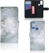 Flip case Alcatel 1S (2021) Smartphone Hoesje Painting Grey