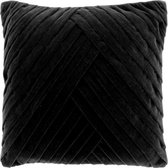 Unique Living | Kussen Isak 45x45cm black | Kussen woonkamer of slaapkamer