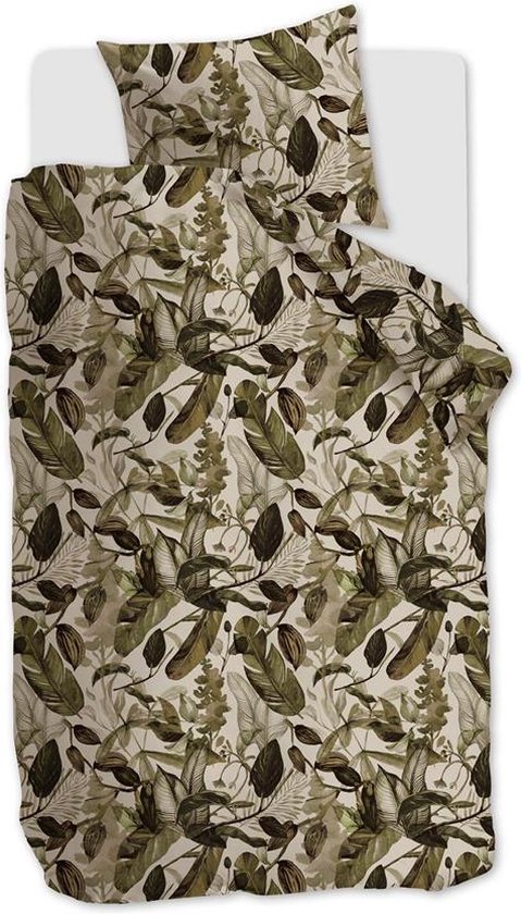 Housse de Couette At Home by BeddingHouse All Leaves - Simple - 140x200/220 cm - Vert