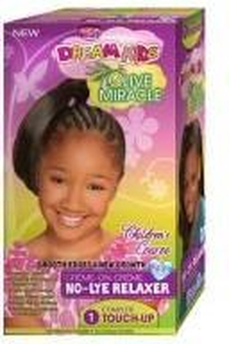 AFRICAN PRIDE - DREAM KIDS OLIVE MIRACLE - RELAXER KIT SUPER 1 TOUCH UP