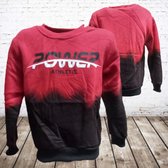 Kinder trui power rood/zwart -s&C-158/164-Trui jongens