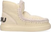 Mou Eskimo Sneaker Vachtlaarzen -  Warme Laarzen - Dames - Beige - Maat 40