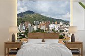 Behang - Fotobehang Colombia - Huis - Wolk - Breedte 240 cm x hoogte 240 cm