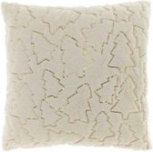 Unique Living | Kussen Runar 45x45cm ivory | Kussen woonkamer of slaapkamer