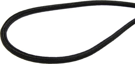 Afdekzeilwinkel - Spanner kunststof haak 35cm elastiek zwart — afbeelding 4