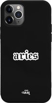 iPhone 12 Pro Max Case - Aries Black - iPhone Zodiac Case