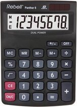 Calculator Rebell PANTHER 8BX - zwart desk 8 digit