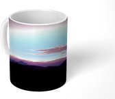 Mok - Berg - Zonsondergang - Japan - 350 ML - Beker