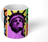 Mok - Popart Vrijheidsbeelden - 350 ML - Beker