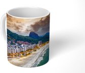 Mok - Strand Copacabana bij zonsondergang - 350 ML - Beker