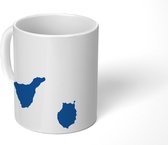 Mok - de Canarische Eilanden in het blauw - 350 ML - Beker