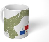 Mok - de groene kaart van Panama - 350 ML - Beker