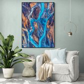 Artistic Lab Poster - Rivers - 100 X 70 Cm - Multicolor