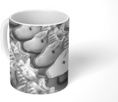 Mok - Eenhoorn koekjes - zwart wit - 350 ML - Beker