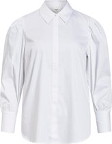 Object Blouse Objroxa Puff Sleeve Shirt A Div 23037704 White Dames Maat - W40
