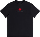 Dsquared2 Jongens Maple T-shirt Zwart maat 140