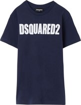 Dsquared2 Jongens Logo T-shirt Donkerblauw maat 176