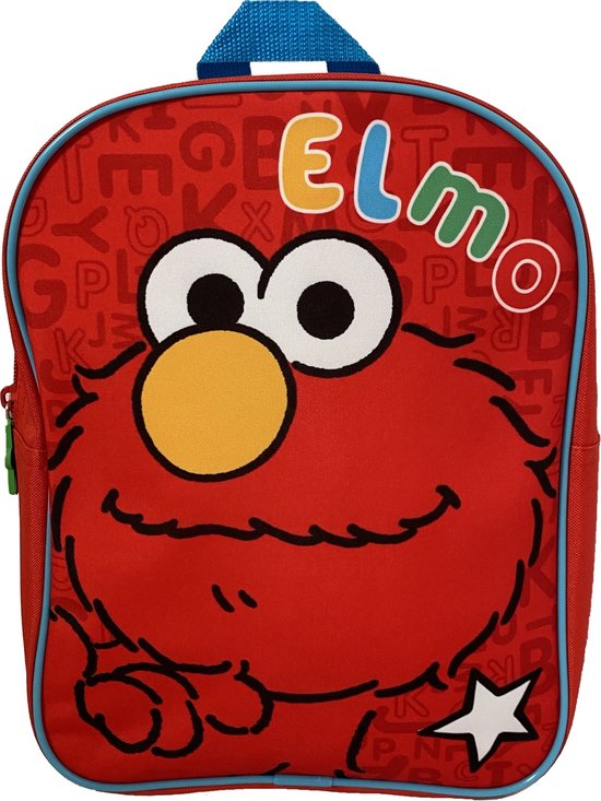 Sesamstraat Rugzak Elmo Junior 7,2 Liter Polyester Rood | bol.com