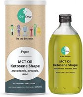 Go-Keto | Green Power MCT Oil | C8/C10 (60/40) | 1 x 500 ml  | Snel afvallen zonder poespas!