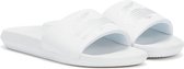 Lacoste Croco Slide White silver