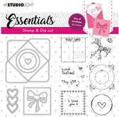 Studio Light Stamp & Cutting Die A6 - Essentials nr.56 - Square Envelope