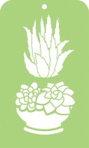 Hobbysjabloon - Kaisercraft • designer template succulents