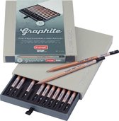 Bruynzeel Design box 12 crayons graphite 2H à 9B