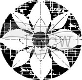 Hobbysjabloon - Template 30,5x30,5cm 30x30cm flower grid
