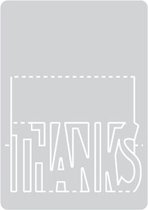 Sizzix Movers & Shapers Magnetic Snijmal - 3D Thanks