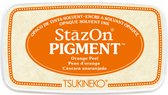 Tsukineko • StazOn pigment ink pad orange peel - stempelkussen oranje inkt