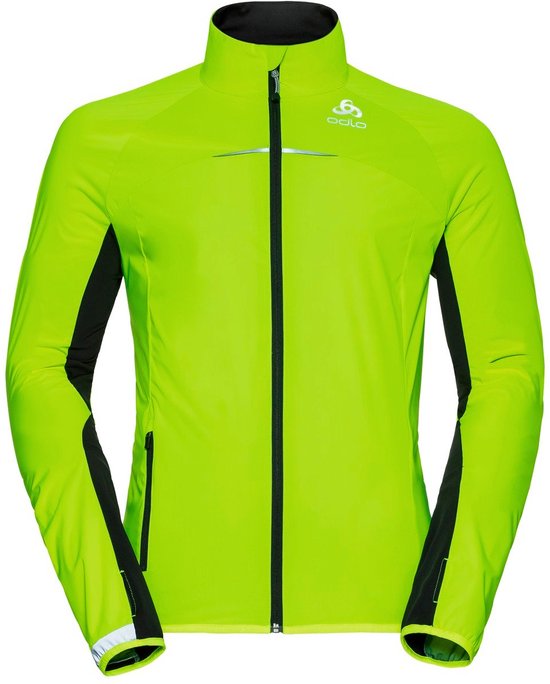 ODLO Jacket ZEROWEIGHT logic Mannen Sportjas - safety yellow-black