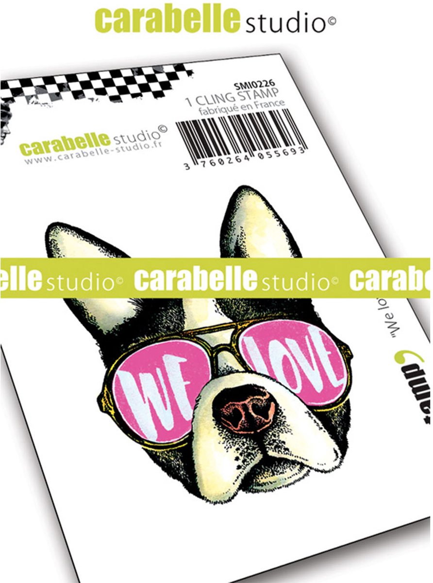 Carabelle Studio Cling stamp - we love