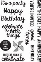 Stempel - Kaisercraft - pop! - clear stamp - quotes 15,9x10,2cm