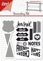 Joy!Crafts Snijstencil - & stempel Journaling kit