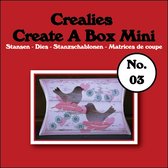 Crealies Create A Box mini snijmal - nr.03 Kussendoosje