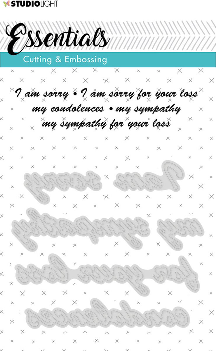 Studio Light Embossing Die Cut A6 - Stencil Essentials nr.189