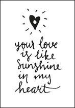 Paperfuel Embossing folder - A6 - sunshine love