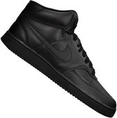 NIKE Court Vision Mid Sneakers Zwart Mixte