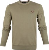 Fred Perry - Pullover K9601 Army Groen - XL - Regular-fit