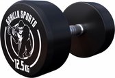 Gorilla Sports Dumbbell - 12,5 kg - Halter - Vaste dumbell - Gietijzer