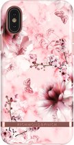 Richmond & Finch Hardcase Hoesje - Geschikt voor Apple iPhone X - Pink Marble Floral