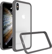 Apple iPhone X Hoesje - Rhinoshield - CrashGuard NX Serie - Hard Kunststof Bumper - Graphite - Hoesje Geschikt Voor Apple iPhone X