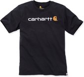 Carhartt 103361 Core Logo T-Shirt - Relaxed Fit - Black - M