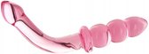 Prisms Erotic Glass Hamsa Glazen G-Spot/P-Spot Dildo - Roze