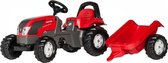 traptractor RollyKid Valtra junior rood