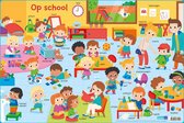 onderlegger Op school junior 47,5 x 32 cm PVC